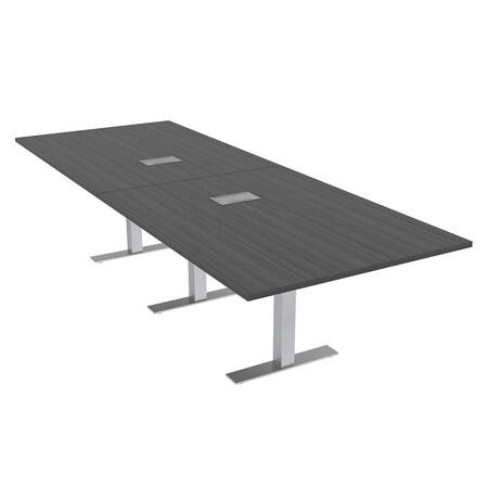 Skutchi Designs 45 in W, 120 in L, 29 in H, Engineered Wood Top, Grey HAR-REC-48x119-T-ELEC-ASIANNIGHT